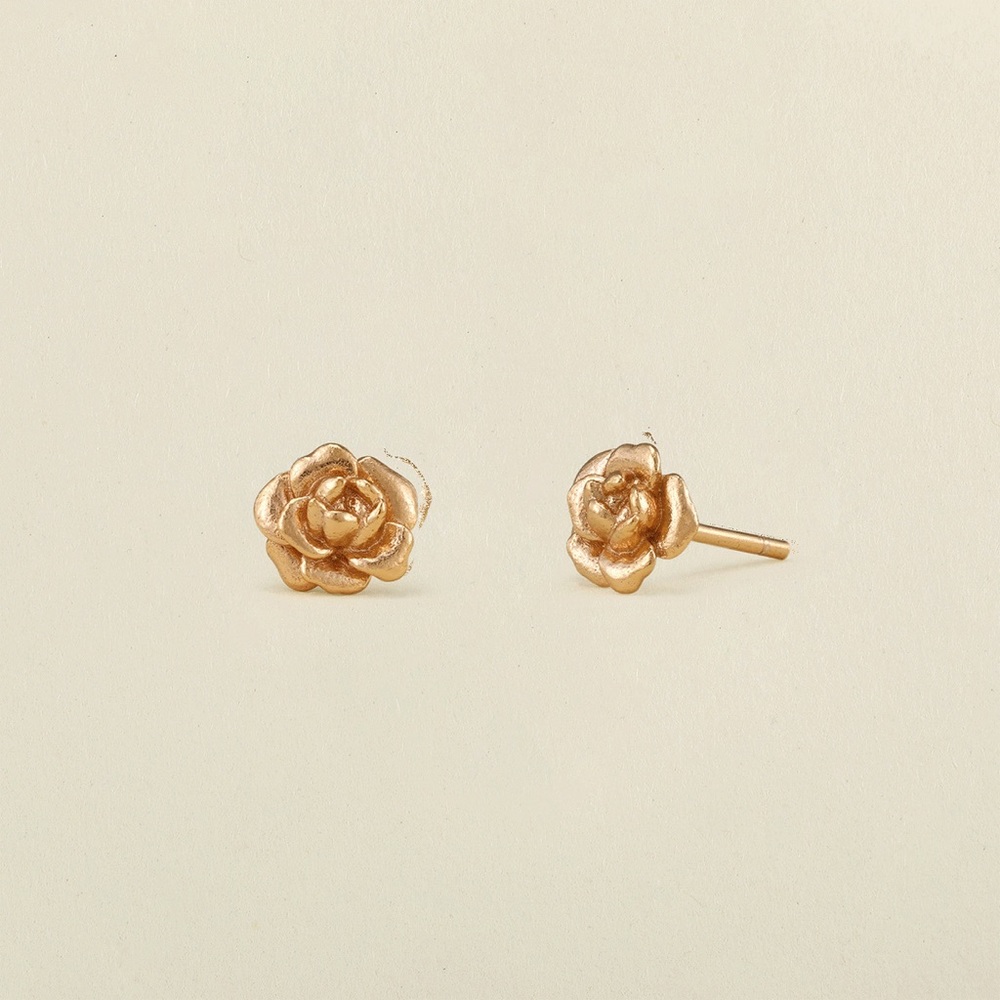 September Birth Flower Stud Earrings